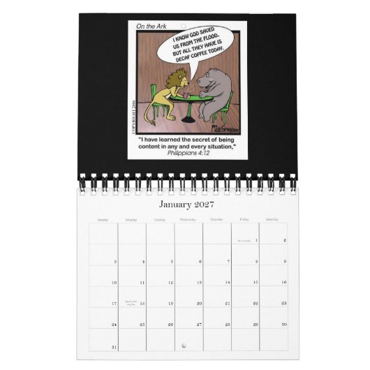 Op de agenda kalender (Jan 2027)