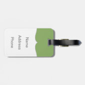 Op de andere manier kijken bagagelabel (Achterkant horizontaal)