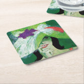 Op de andere manier kijken kartonnen onderzetters (Schuin)