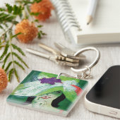 Op de andere manier kijken sleutelhanger (Voorkant Rechts)