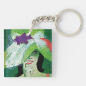 Op de andere manier kijken sleutelhanger (Achterkant)