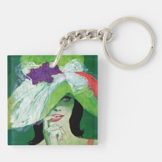 Op de andere manier kijken sleutelhanger (Achterkant)