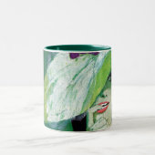 Op de andere manier kijken tweekleurige koffiemok (Center)