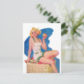 Op de Apple Cart Briefkaart (Staand voorkant)