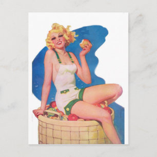 Op de Apple Cart Briefkaart