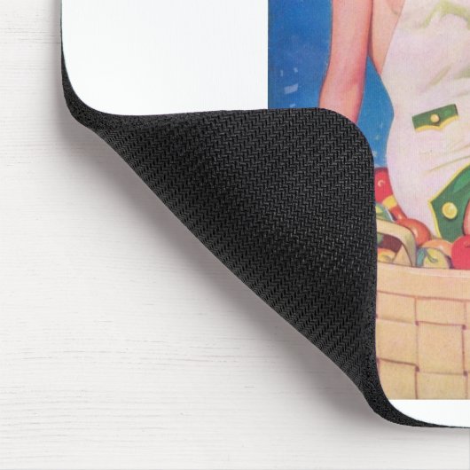 Op de Apple Cart Muismat (Hoek)