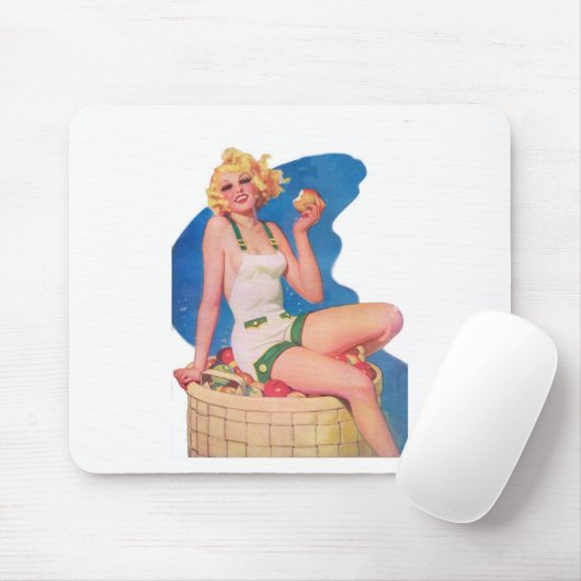 Op de Apple Cart Muismat (Met muis)