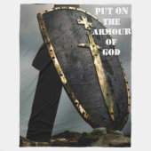 OP DE ARMOR VAN GOD FLEECE DEKEN (Voorkant)