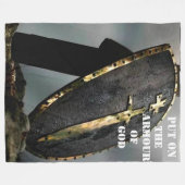 OP DE ARMOR VAN GOD FLEECE DEKEN (Voorkant (Horizontaal))