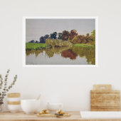Op de Arun, Stoke, Sussex Poster (Keuken)