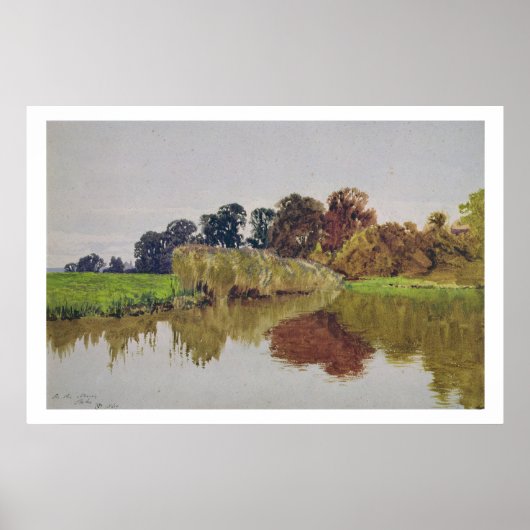 Op de Arun, Stoke, Sussex Poster (Voorkant)