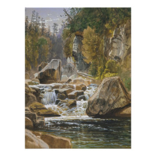 Op de Ausable   James David Smillie Art Perfect Poster