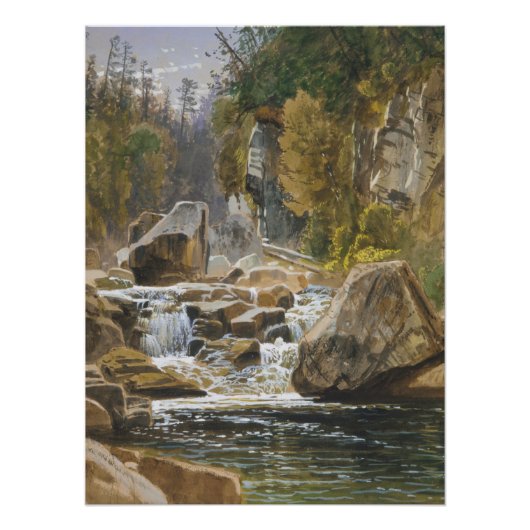Op de Ausable | James David Smillie Art Perfect Poster (Voorkant)