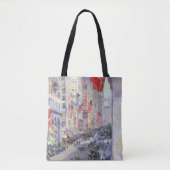 Op de Avenue van 34th Street door Childe Hassam Tote Bag (Voorkant)