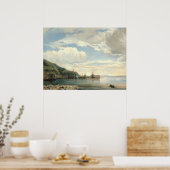 Op de baai van Napels - Fleury Fine Art Poster (Keuken)