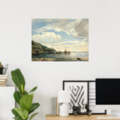 Op de baai van Napels - Fleury Fine Art Poster (Thuiskantoor)