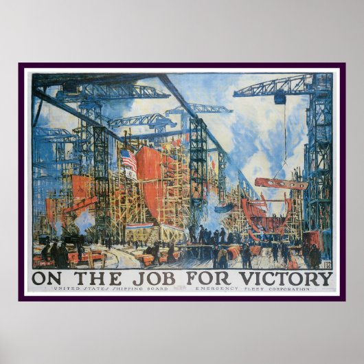 Op de baan voor de overwinning! poster (Voorkant)