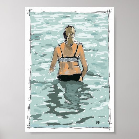 Op de Bahama's. Poster (Voorkant)