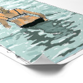 Op de Bahama's. Poster (Hoek)