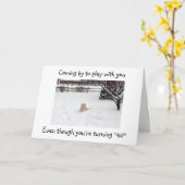 OP DE BALK ZELFS BIJ "40" BIRTHDAY-KAART KAART (Gele Bloem)