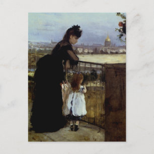 Op de balkon van Berthe Morisot Briefkaart