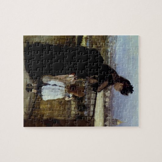 Op de balkon van Berthe Morisot Legpuzzel (Horizontaal)