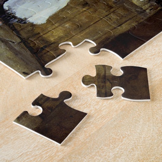 Op de balkon van Berthe Morisot Legpuzzel (Zijkant)