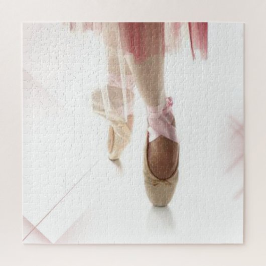 Op de balletschoenen van Pointe Legpuzzel (Verticaal)