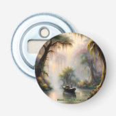 Op de Bayou Button Flesopener (Voorkant)