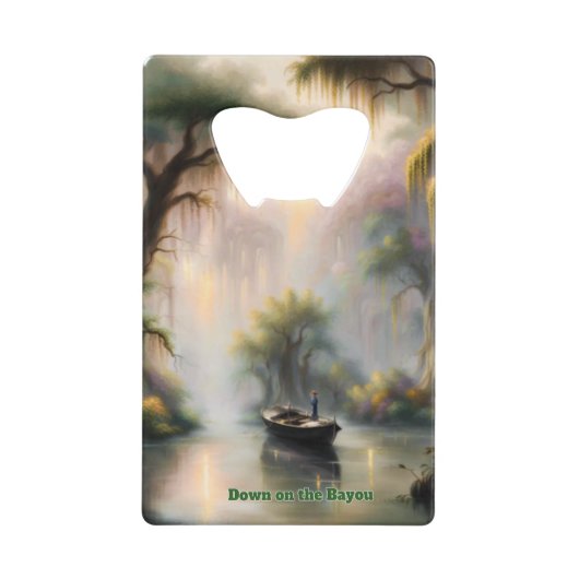 Op de Bayou Creditkaart Flessenopener (Voorkant)