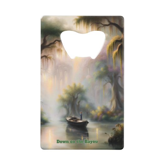Op de Bayou Creditkaart Flessenopener (Voorkant)