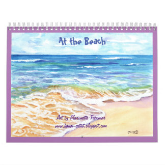 Op de Beach Hawaiian Kauai Calendar Kalender
