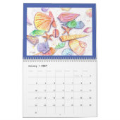 Op de Beach Hawaiian Kauai Calendar Kalender (Jan 2027)