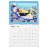 Op de Beach Hawaiian Kauai Calendar Kalender (Feb 2027)