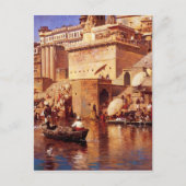 Op de Benares door Edwin Lord Weeks Briefkaart (Voorkant)