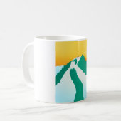 Op de bergen-stephen Huneck Koffiemok (Voorkant links)