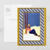 Op de berghellingen feestdagenkaart (Voorkant / Achterkant)