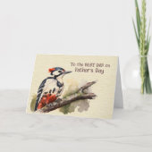 Op de BESTE DAD op Vaderdag Kaart (Voorkant)