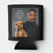 Op de beste maatfoto van de hond vader ooit blikjeskoeler (Achterkant)