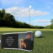 Op de beste maatfoto van de hond vader ooit golfheadcover