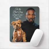 Op de beste maatfoto van de hond vader ooit muismat (Met muis)