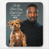 Op de beste maatfoto van de hond vader ooit muismat (Voorkant)