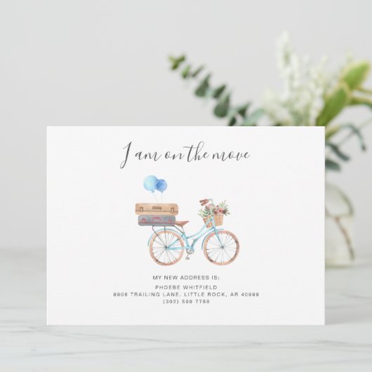 Op de Beweging de Nieuwe Cyclus van de Waterverf v Aankondiging (Staand voorkant)