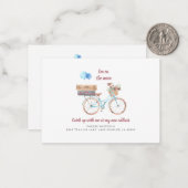 Op de Beweging de Nieuwe Verkeer van de Waterverf Notitiekaartje (Voorkant / Achterkant in situ)