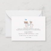 Op de Beweging de Nieuwe Verkeer van de Waterverf  Notitiekaartje (Achterkant)