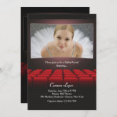 Op de Big Screen Photo Invitation Kaart (Voorkant / Achterkant)