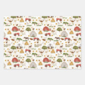 Op de boerderij - Dieren Inpakpapier Vel (Voorkant)