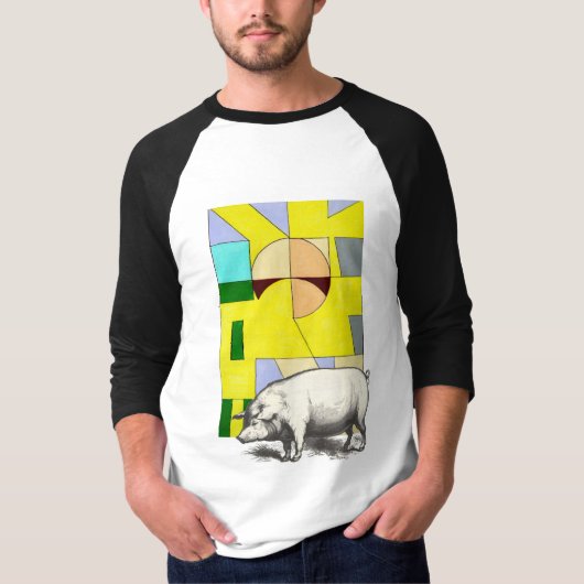 Op de boerderij of in de schuur t-shirt (Voorkant)