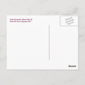 Op de boog-Atlantische Stad, NJ Briefkaart (Achterkant)