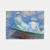 Op de boot, Monet Fleece Deken (Voorkant (Horizontaal))